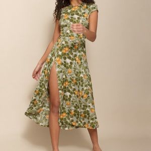 Reformation Gavin Dress Orange Grove